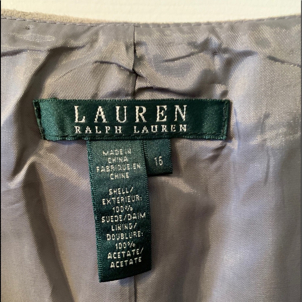 Ralph Lauren Suede Skirt - Picture 4 of 6